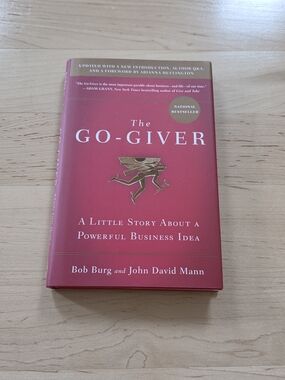 The Go-Giver by Bob Burg & John David Mann - Red Hardcover